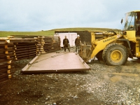 transportation of driller containment pad panels