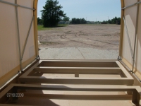 interior view of envirohut spill containment