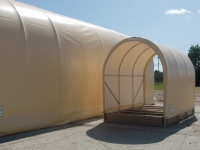 envirohut canopy and spill containment panels