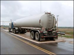 Tanker Truck on Polystar Containment Pad