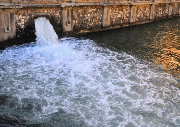 Stormwater discharges from a drainage system that received an SWPPP inspection