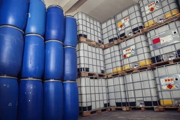 SPCC plan storage for chemicals and oil